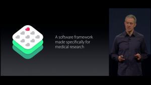 Jeff Williams unveils ResearchKit at "Spring Forward" - image courtesy of PCWorld